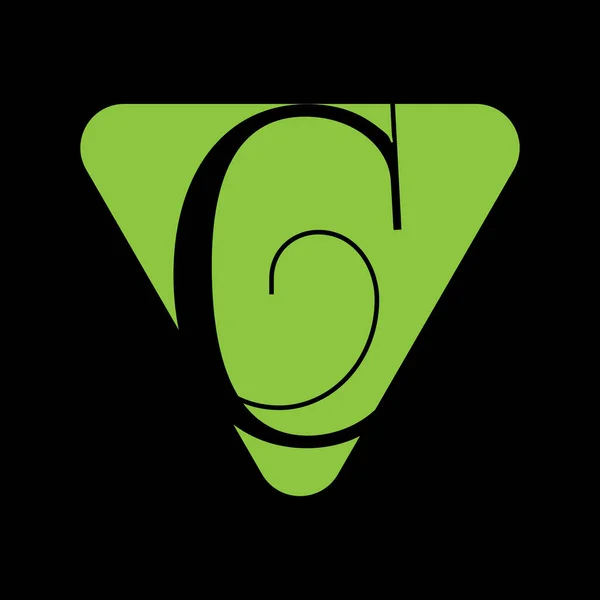 Lettre Conception Logo Ligne Vectorielle Logotype Minimalisme Créatif Icône Symbole — Image vectorielle