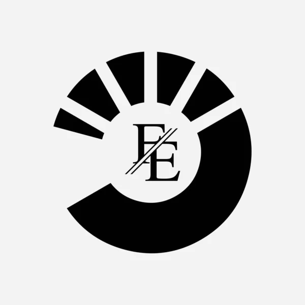Векторная Иллюстрация Логотипа Начальной Букве — стоковый вектор