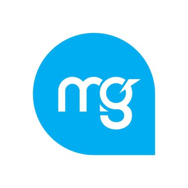 MG Harf Logosu Tasarımı. Baş harfler MG logo simgesi. Soyut harf MG M G minimal logo tasarım şablonu. Siyah renkli M G harfi tasarım vektörü. mg logosu.