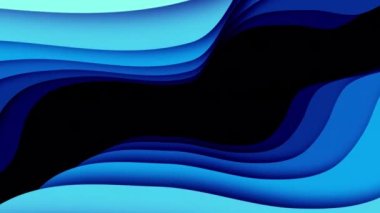 Soyut mavi dalgalı döngü arkaplanı