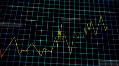 Business Exchange Chart Arkaplan 4K stok videosu