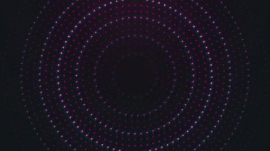 4K Çember Işık Arkaplan Pembe Rengi