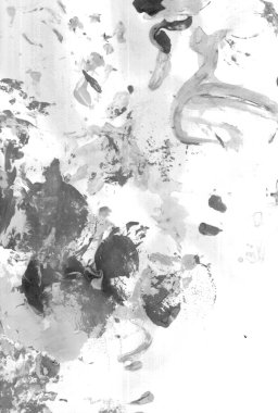 Mermer taşın kesimi akrilik teknikte gri, beyaz ve siyah gölgeler kullanılarak yapılır.