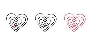 Minimalizm şarkısını karala. Vektör illüstrasyonu.