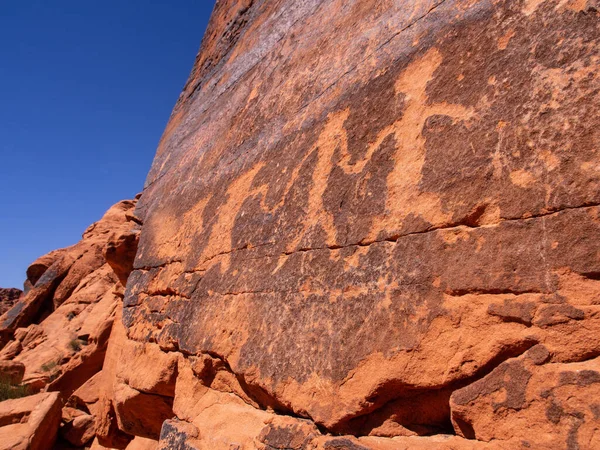 Indian Petroglyphs Valley Fire National Park Nevada Usa — Stock fotografie