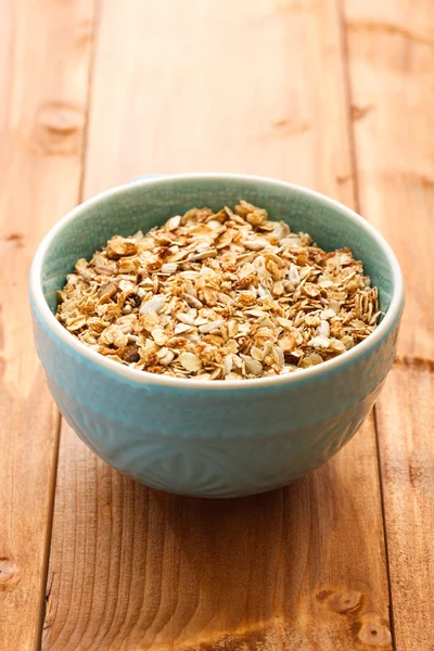 La avena la papilla sobre la mesa — Foto de Stock