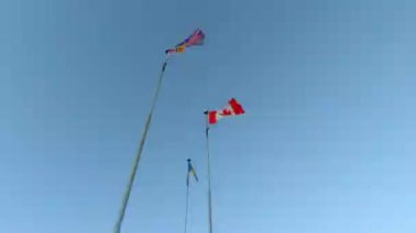 Kanada ve Britanya Kolumbiyası bayrakları