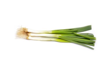 Beyaz arka planda sebzeler