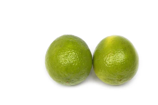 Frutto di lime isolato su fondo bianco — Foto Stock