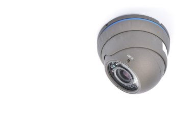 Digital Video Recorder and video surveillance dome cameras. clipart
