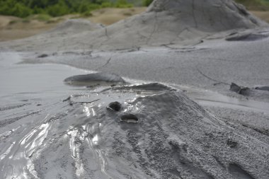 Vulcano adlı Buzau çamur. Romanya
