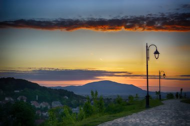 Brasov. Kronstadt. eski ortaçağ şehir