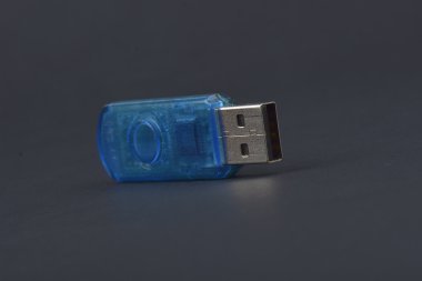 Macro view of a flash-driver captured with selective focus