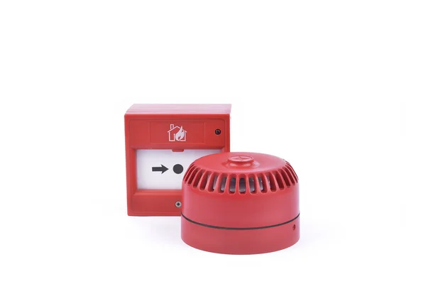 Fire alarm system. selective focus — 图库照片