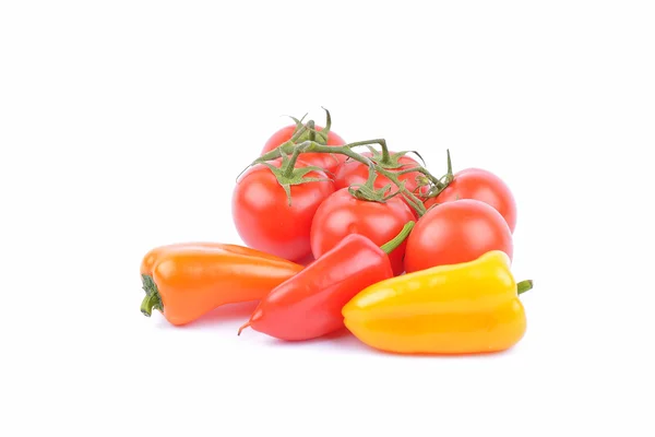 Tomates rouges fraîches et pépins — Photo