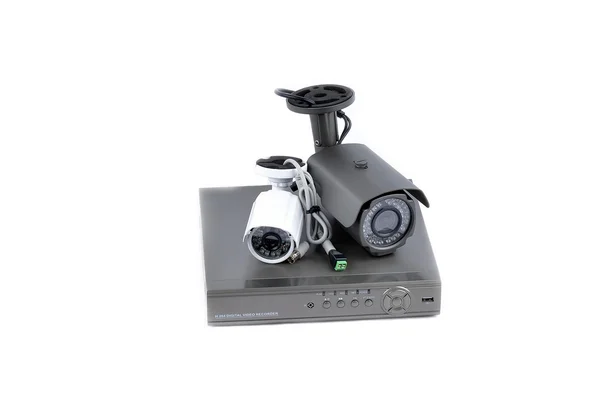 Digitale video recorder en video surveillance camera 's — Stockfoto