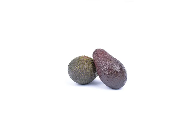 Aguacate sobre fondo blanco. — Foto de Stock