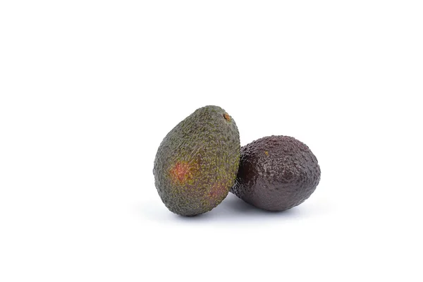 Beyaz arkaplanda avokado. — Stok fotoğraf