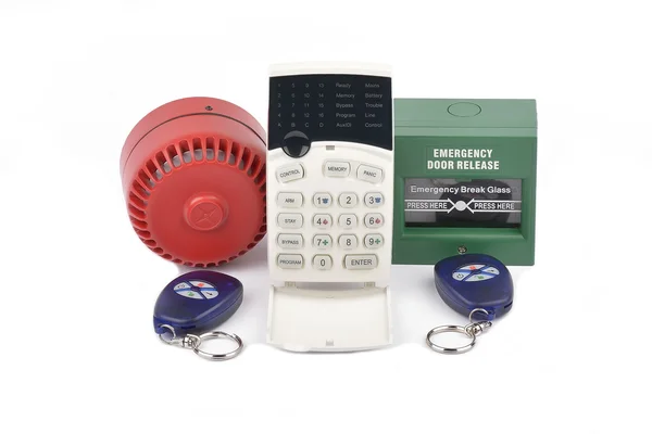 Security alarm systems. Industrial or house alarm — Stock Photo, Image