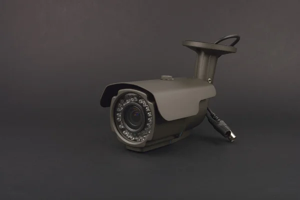 Security camera on dark background — Stock Photo, Image