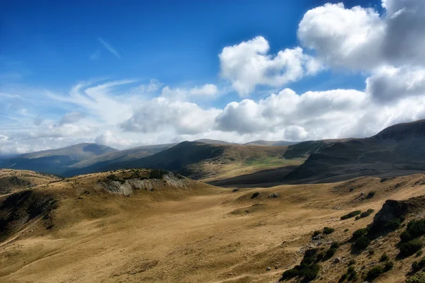 Late summer landscape from the road of transalpina — Stock Photo, Image