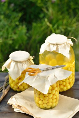 Korunmuş meyve, vişne kompostosu