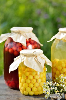 Korunmuş meyve, vişne kompostosu