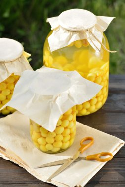 Korunmuş meyve, vişne kompostosu