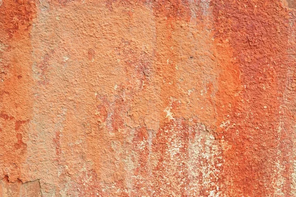 Abstrakte alte Terrakotta verputzt rote Wand Textur Hintergrund — Stockfoto