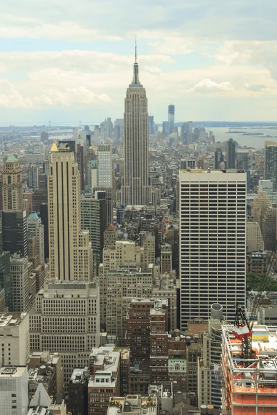 纽约市的天际线 免版税图库图片