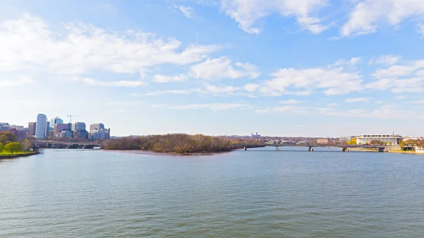 Vista panorâmica sobre o rio Potomac em Washington DC . — Fotografia de Stock