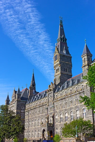 Healey Hall building of Georgetown University in Washington DC, USA. — Stock Photo, Image