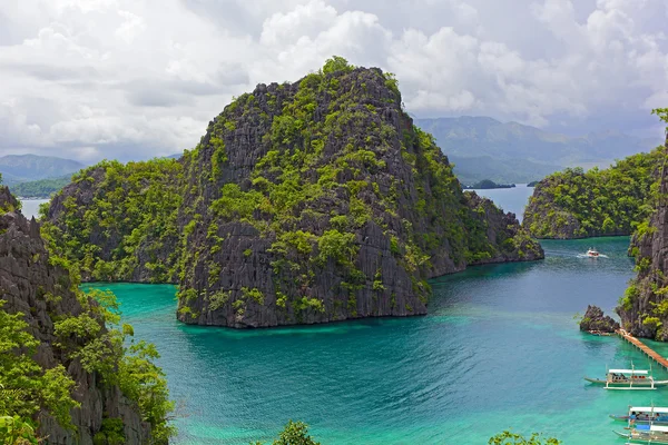 Panorama av Coron Island, Filippinerna. — Stockfoto