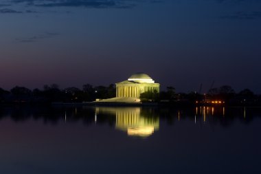 Thomas Jefferson Memorial şafak.