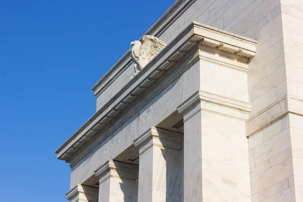 Edificio de la Reserva Federal en Washington DC, EE.UU. . — Foto de Stock