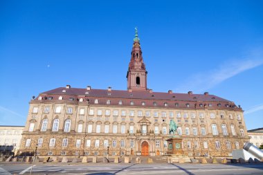 Christiansborg Castle merkezi Kopenhag, Danimarka.
