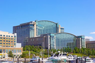 National Harbor yaz, Maryland, ABD Sahil.