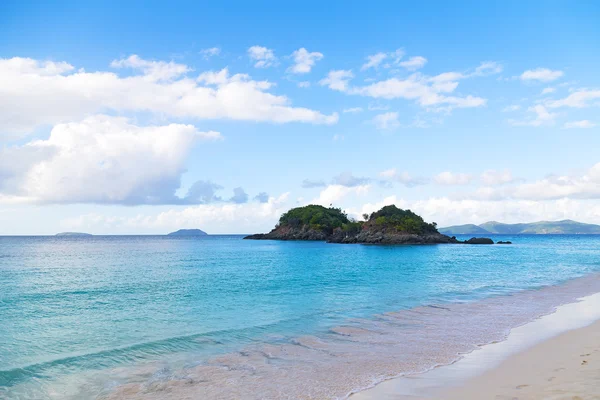 Trunk Bay beach, St John Island. — Stockfoto