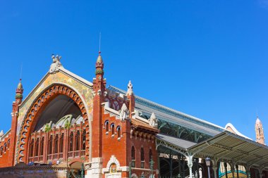Columbus Pazar (Mercado de iki nokta), Valencia, İspanya.