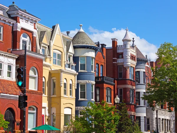 Luxury townhouses of the US capital.