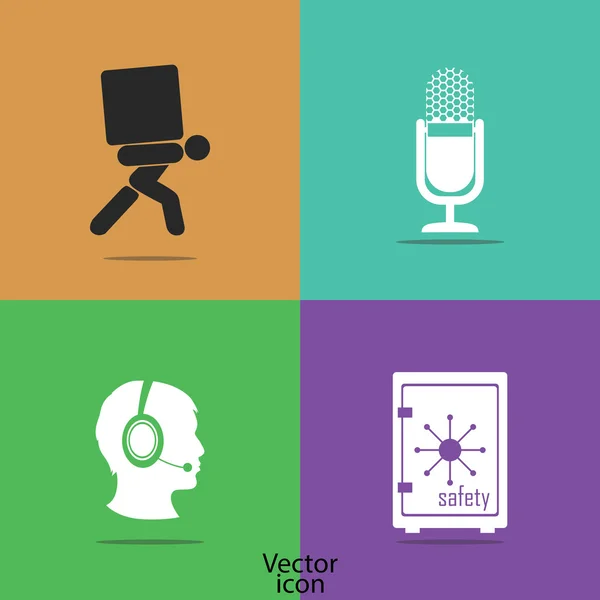 Pictogrammen vormgeving set — Stockvector