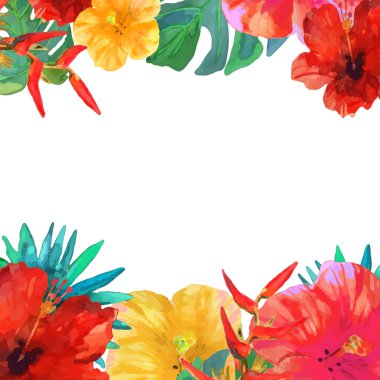 Tebrik kartı, davet, afiş. Flor ile metin için çerçeve