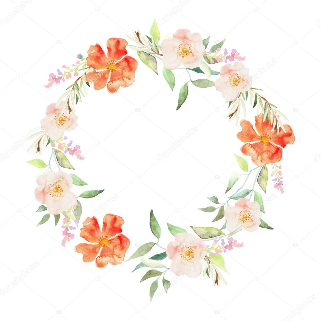 Elegant Floral Collection With Leaves And Flowers Drawing Water Stock Vector Image By C Yulia77