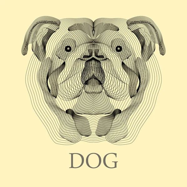 Stylized illustration of a dog.