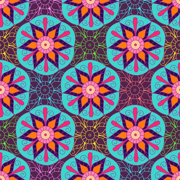 Textura sin costura floral — Vector de stock