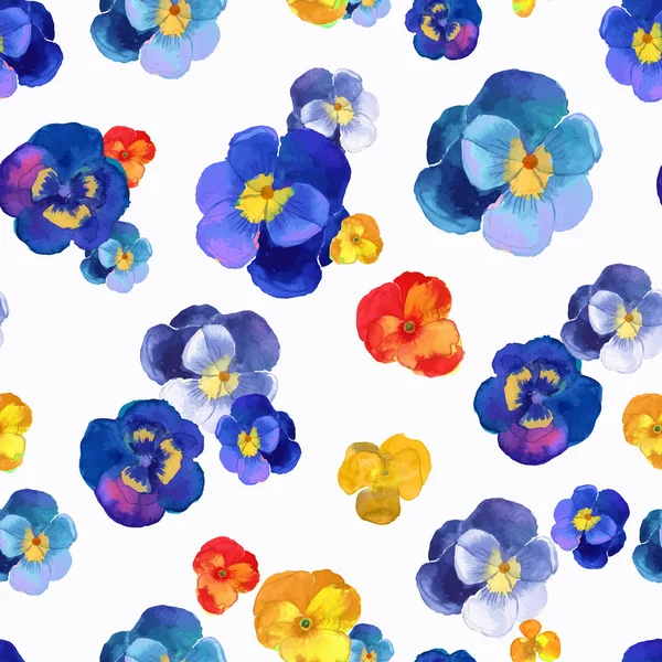 Textura floral sin costuras — Vector de stock