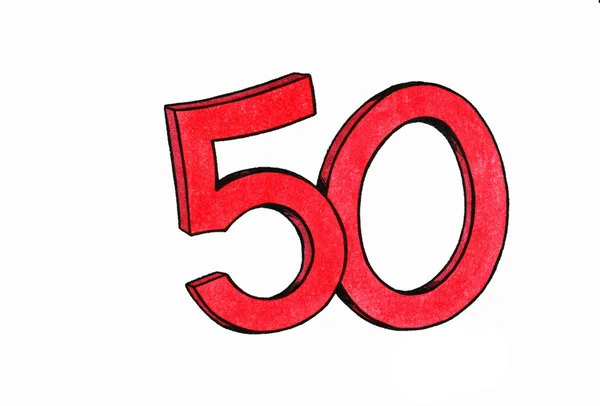 50 (2009) — Stock Photo, Image