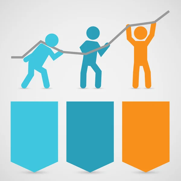 İnsanlar holding grafik