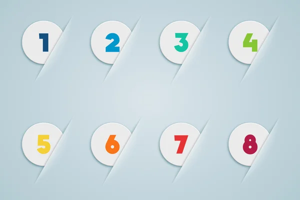 Infographic 3d adım sayılı 3 Bubbles