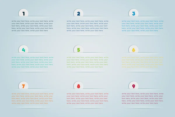 Infographic 3d adım sayılı 2 Bubbles